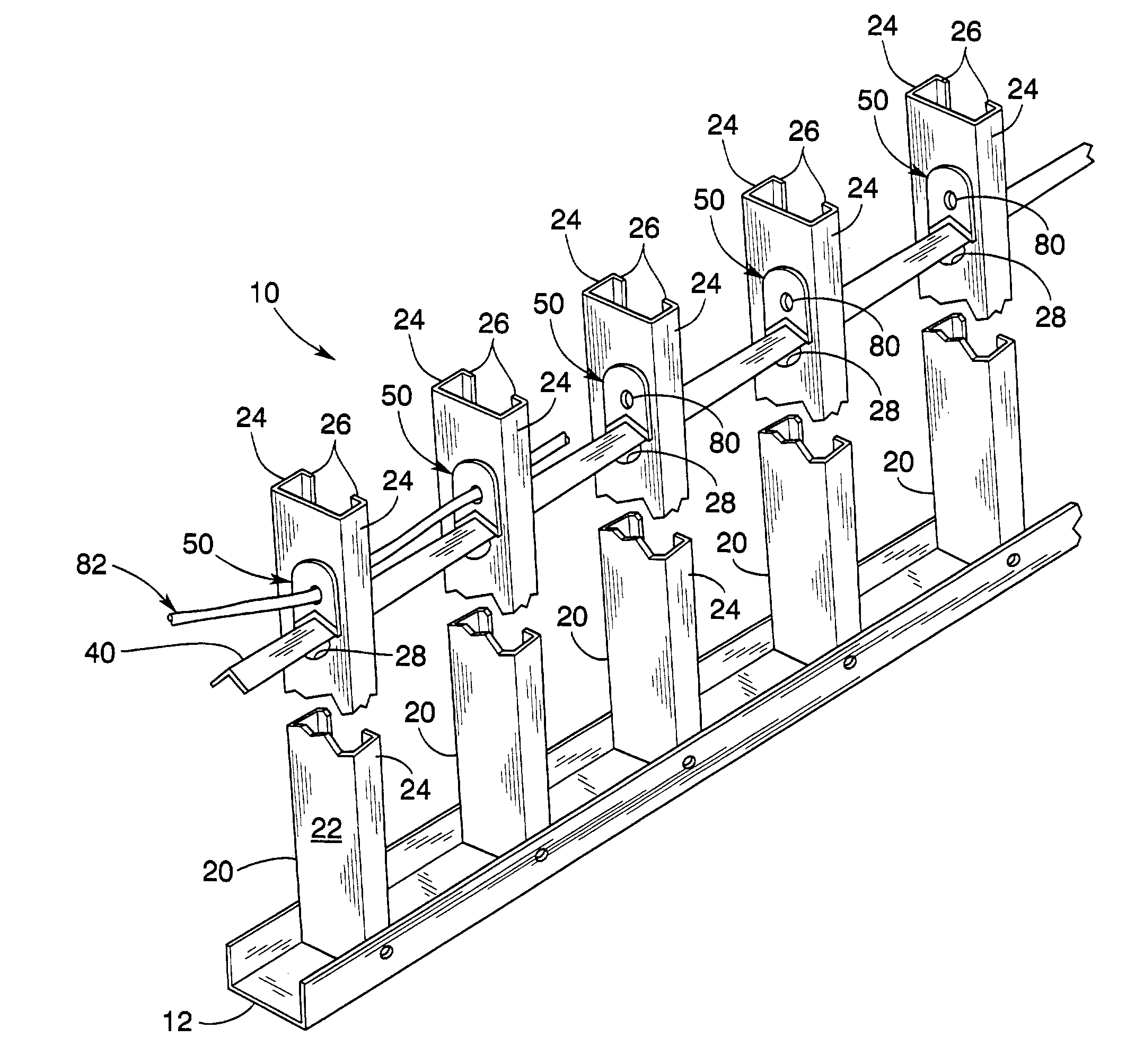 Spacer bar retainers and methods for retaining spacer bars in metal wall studs