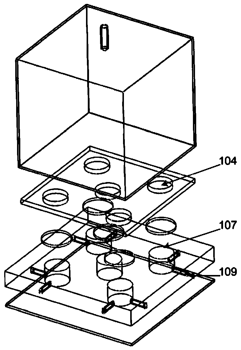 Bionics lung gas-liquid exposing micro fluidic chip administration and cell culture system