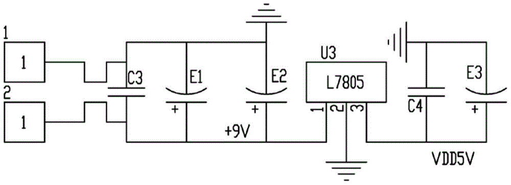 Image collecting circuit of power collecting and metering device