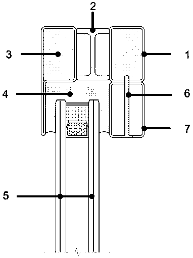 Novel platform shield door frame with fire resistance, heat insulation, and sound insulation functions