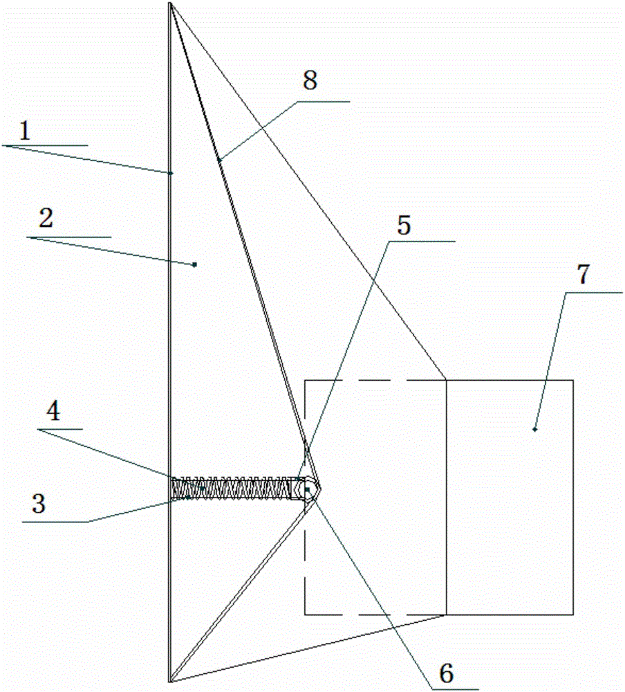 Shape memory alloy based extension wing unfolding device