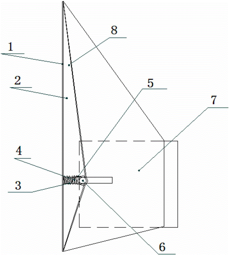 Shape memory alloy based extension wing unfolding device