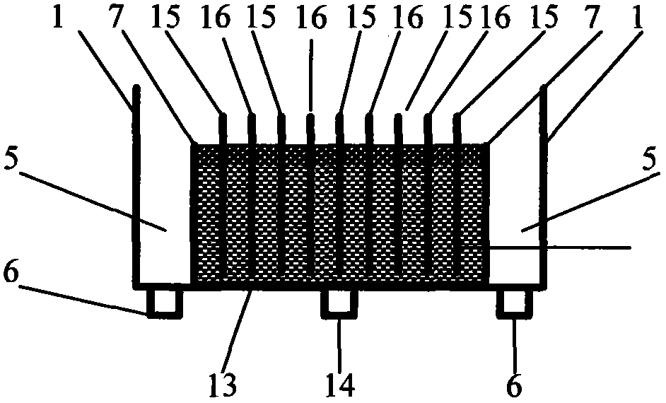 Reaction processor for directly oxidizing residual sludge by using micro-currents