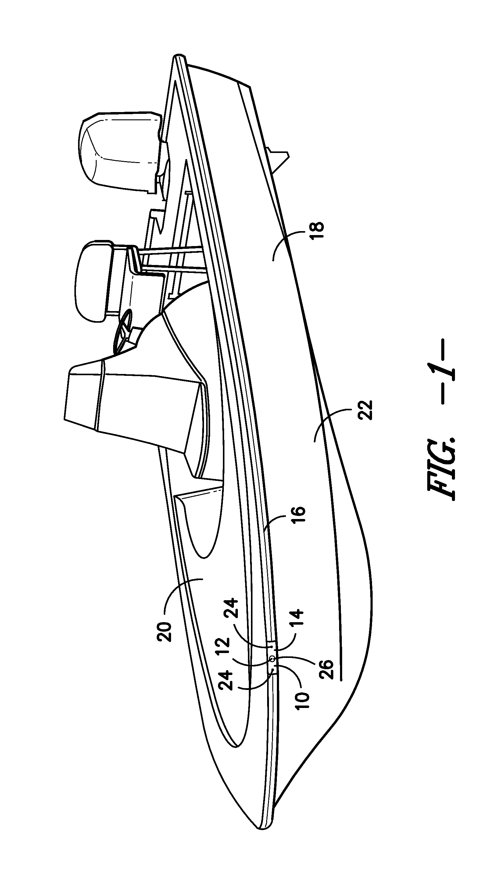 Low profile boat navigation lights