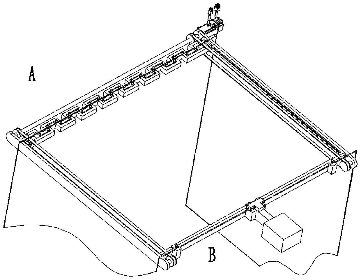 Floor heating ceramic tile production tool