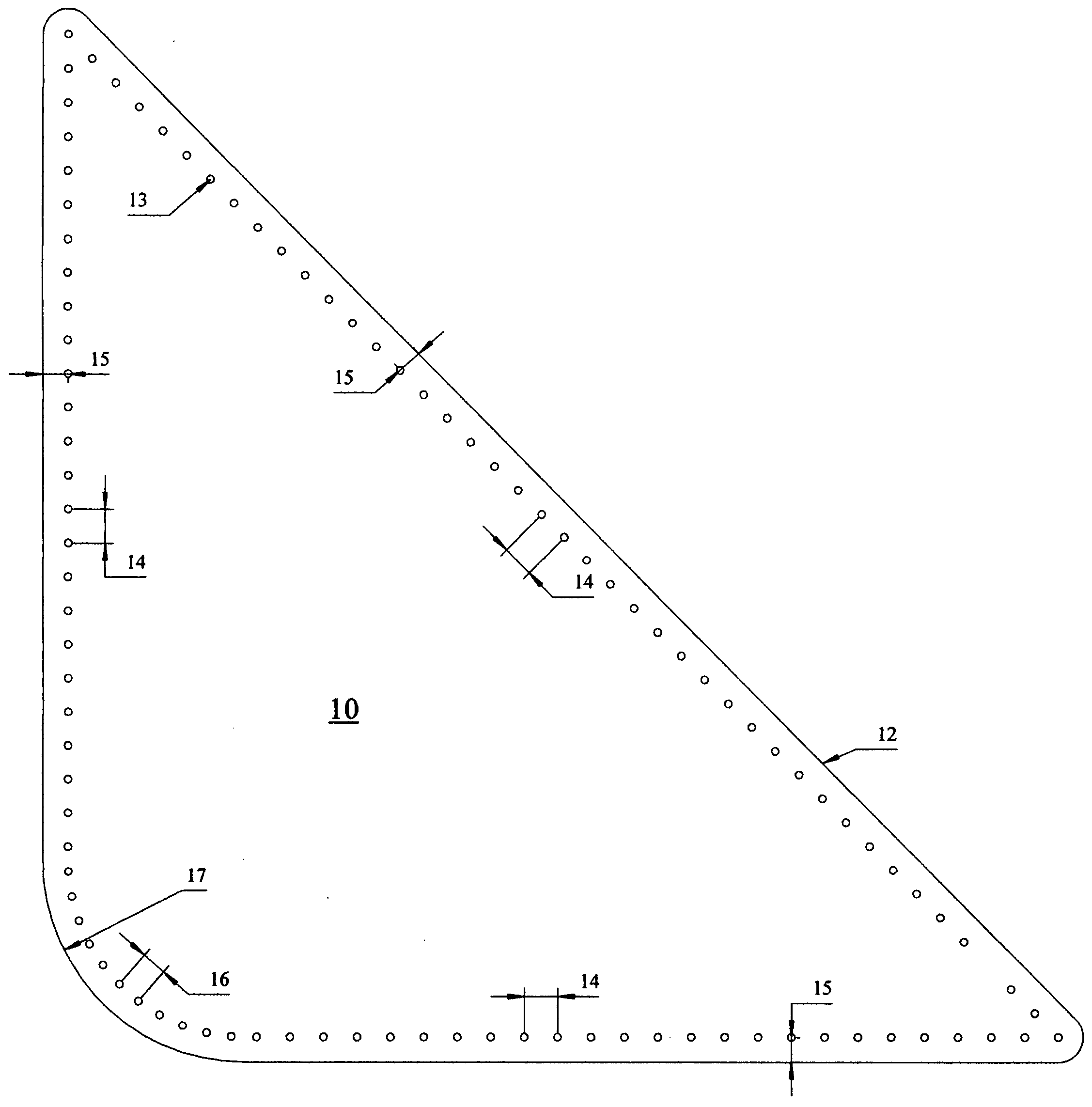 Template and method to prepare various fabrics to receive a decorative edging