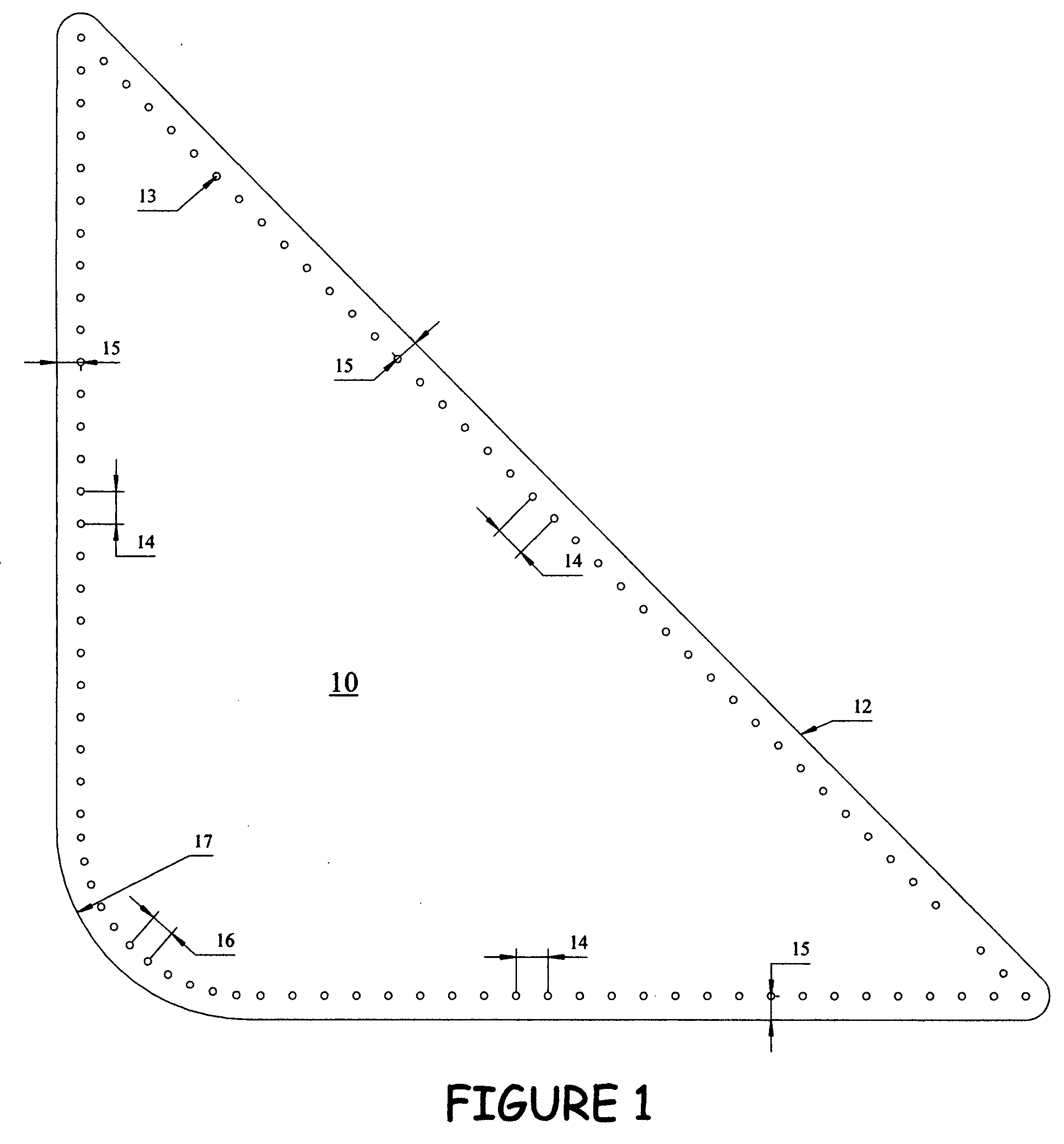 Template and method to prepare various fabrics to receive a decorative edging