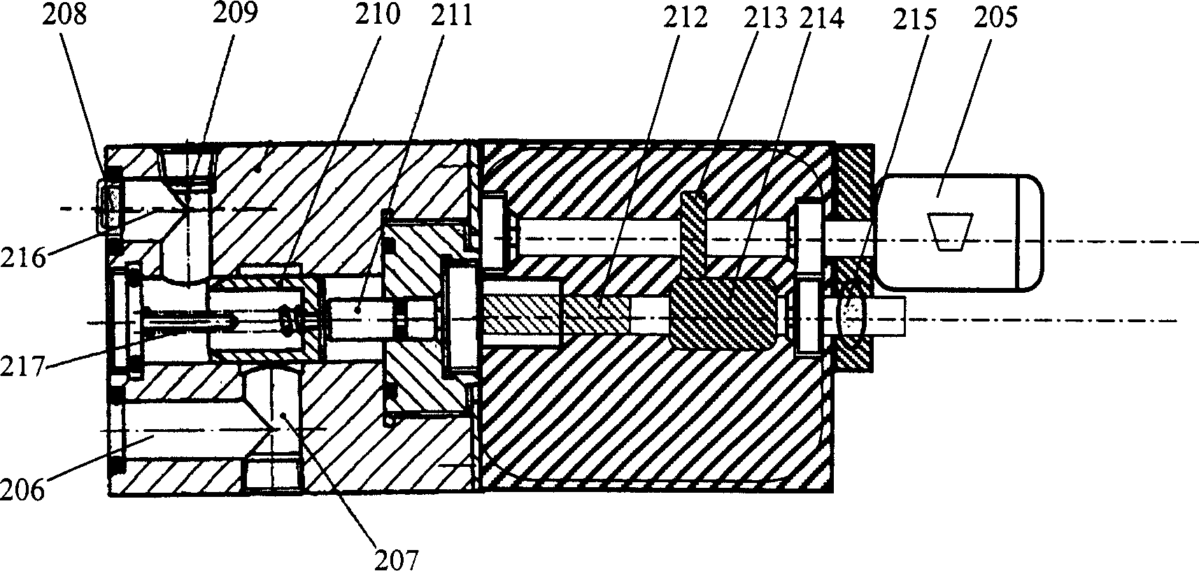 Automatic turning system of cooking machine and cooking machine