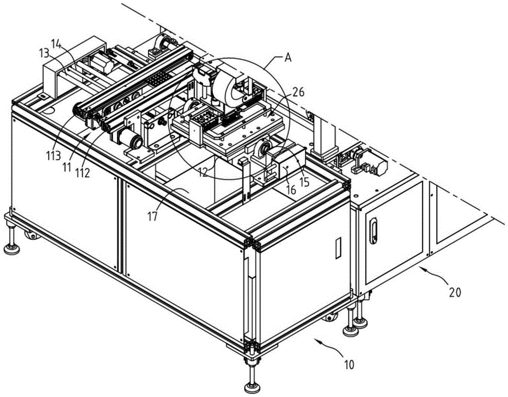 PCB splitting machine provided with device capable of adjusting distance between every two adjacent suction nozzles among plurality of suction nozzles