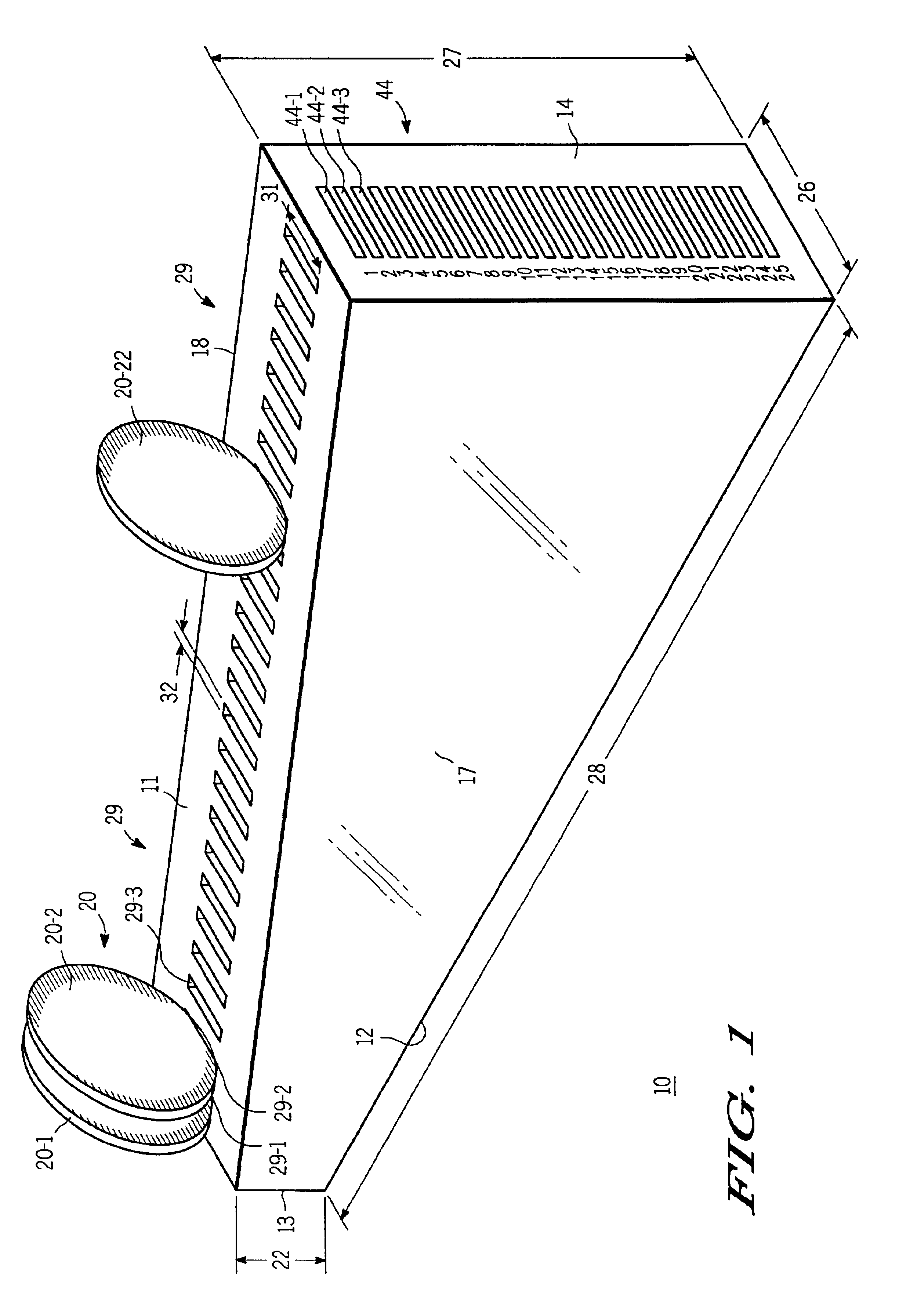 Apparatus for reading marks on a semiconductor substrate
