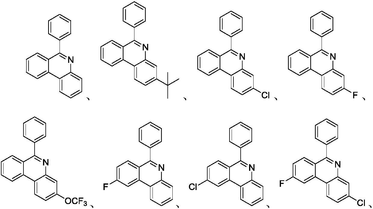 Preparation method of 6-phenyl phenanthridine compound