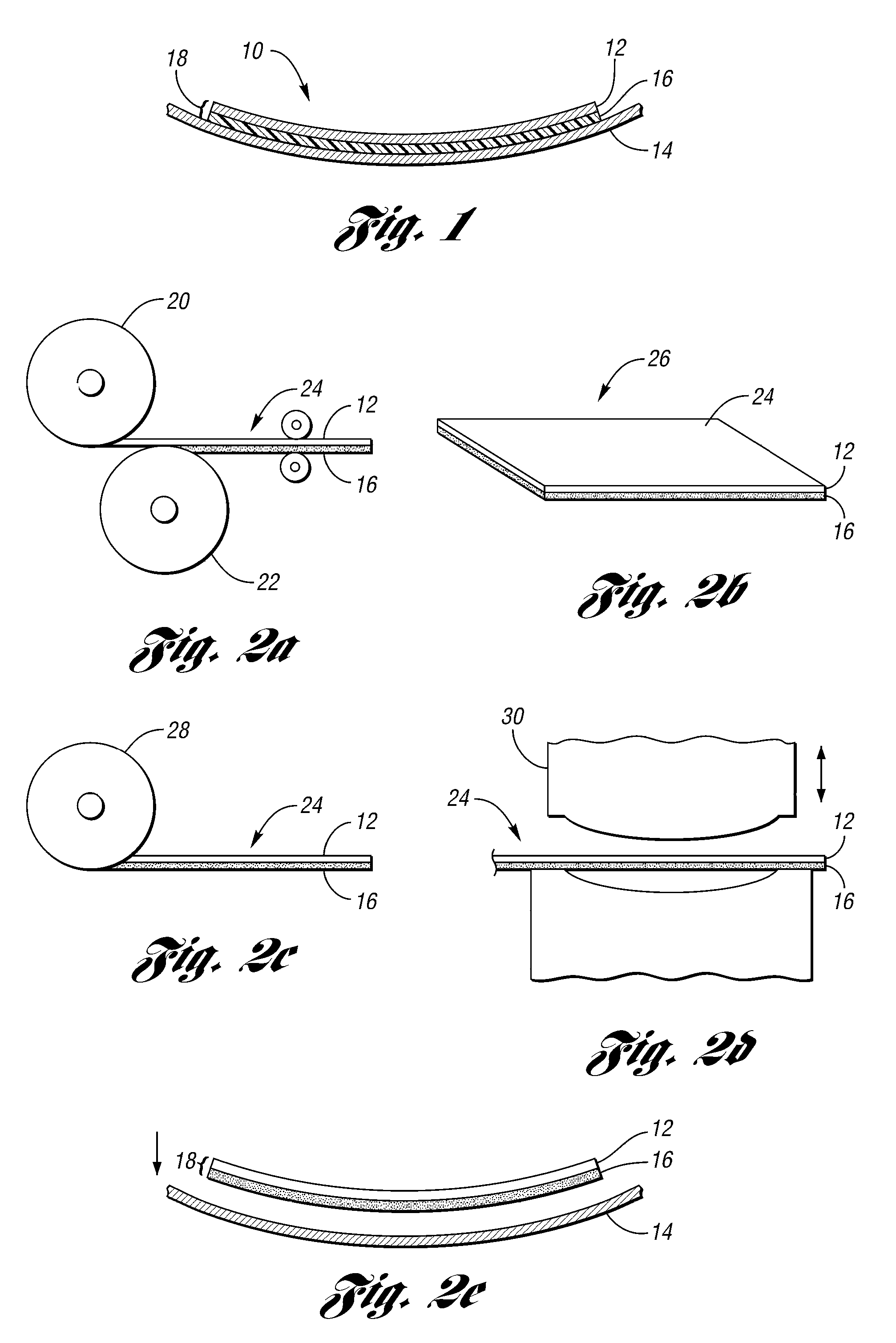 Method of forming a panel constrained layer damper treatment