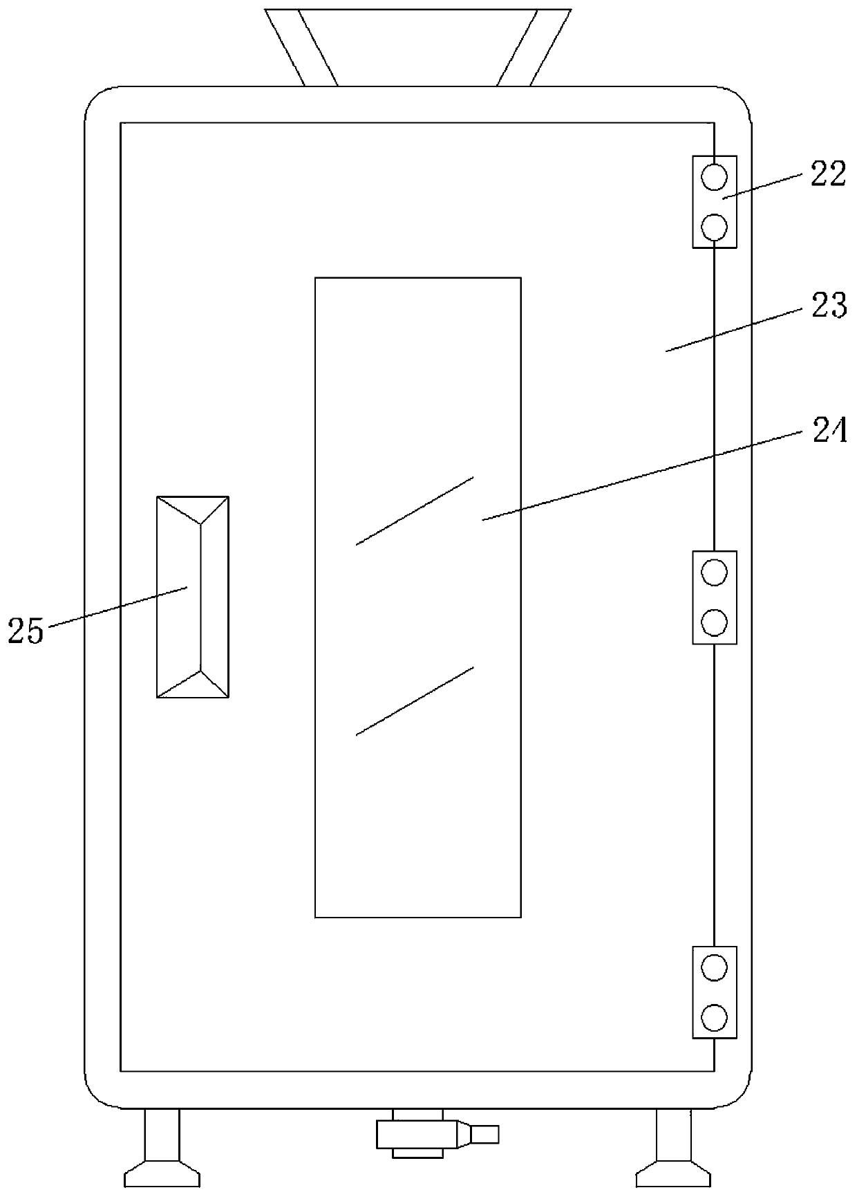 Screening device for lotus seeds