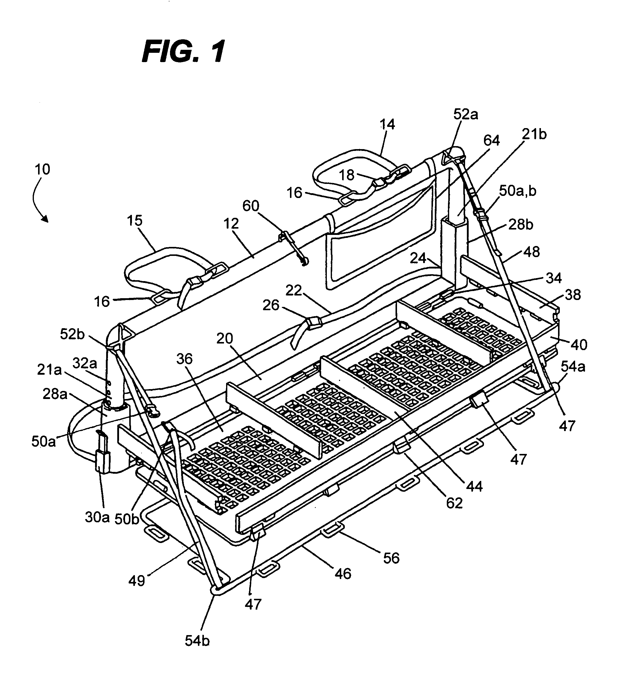 Cargo organizer system for a bench seat of a vehicle