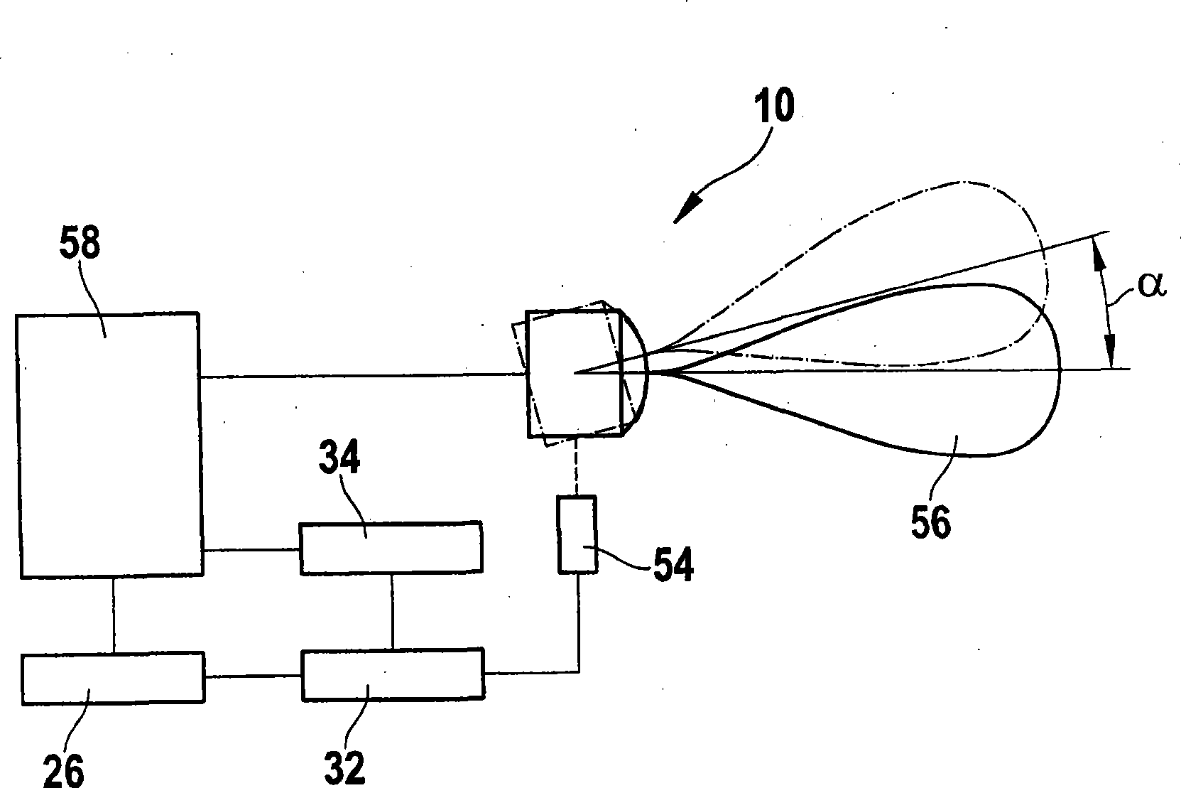 Radar sensor for recording the traffic environment in motor vehicles