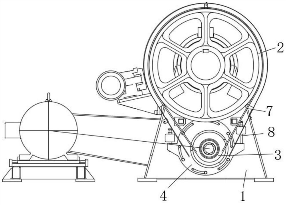 A transmission method for a frame winch