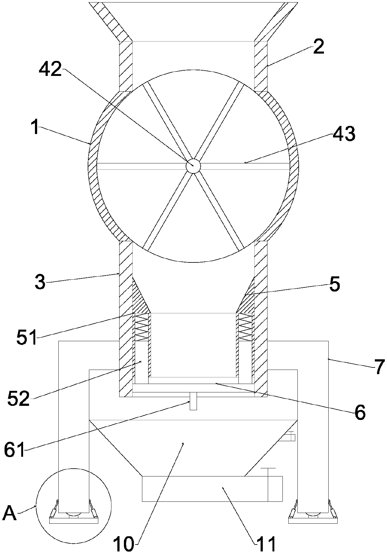 Household domestic wastewater filtering and treatment device