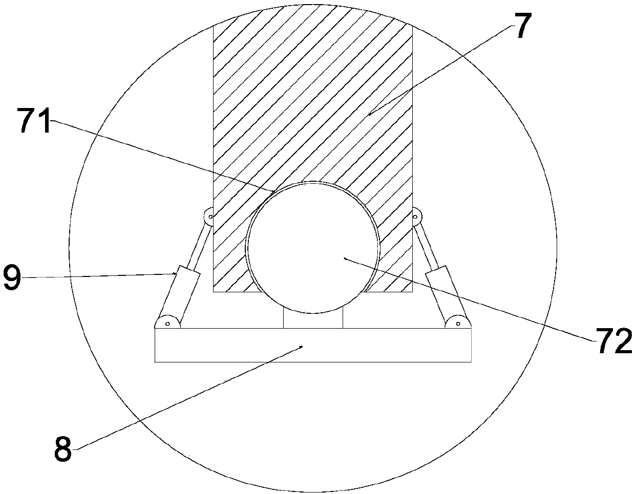 Household domestic wastewater filtering and treatment device