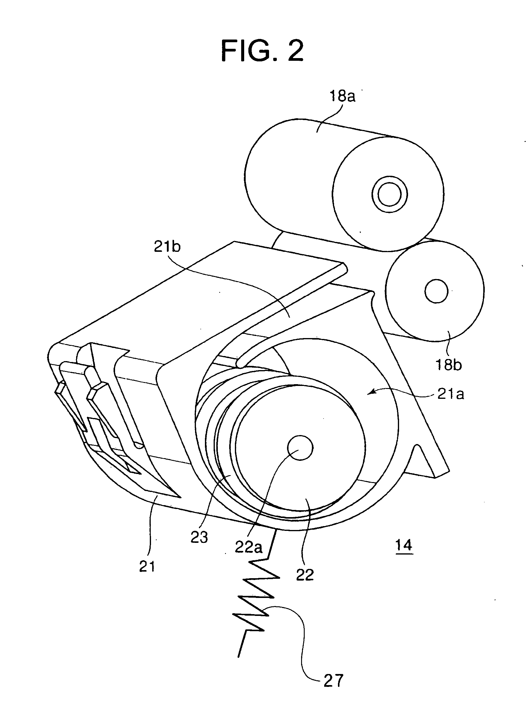 Temporary stocking mechanism and printer