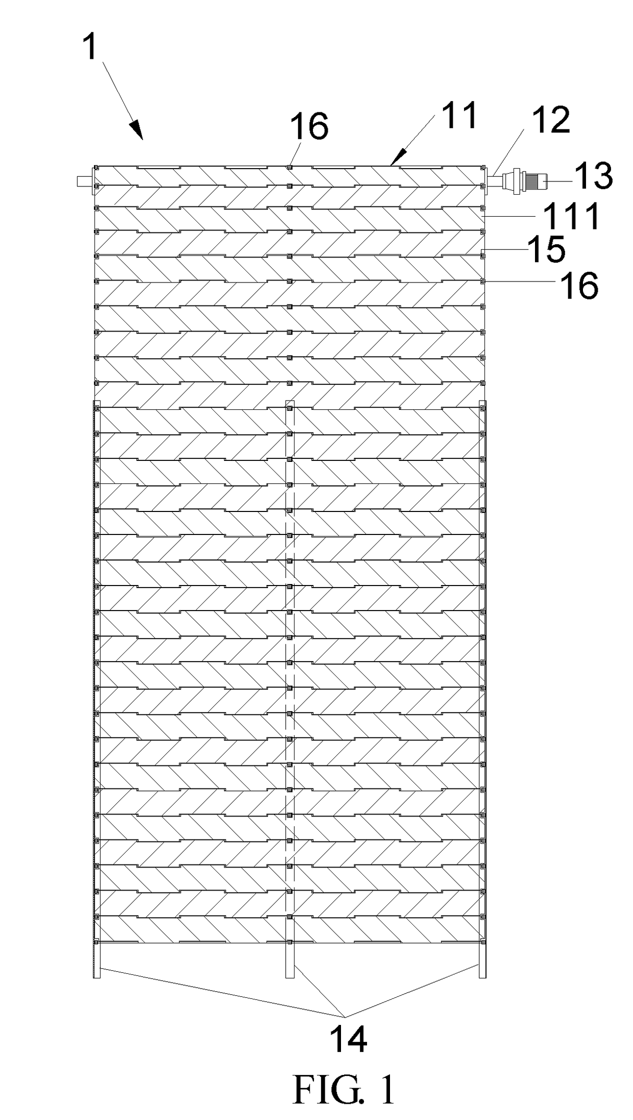 Rolling-door-type load regulating device and ocean energy power generating device using the same