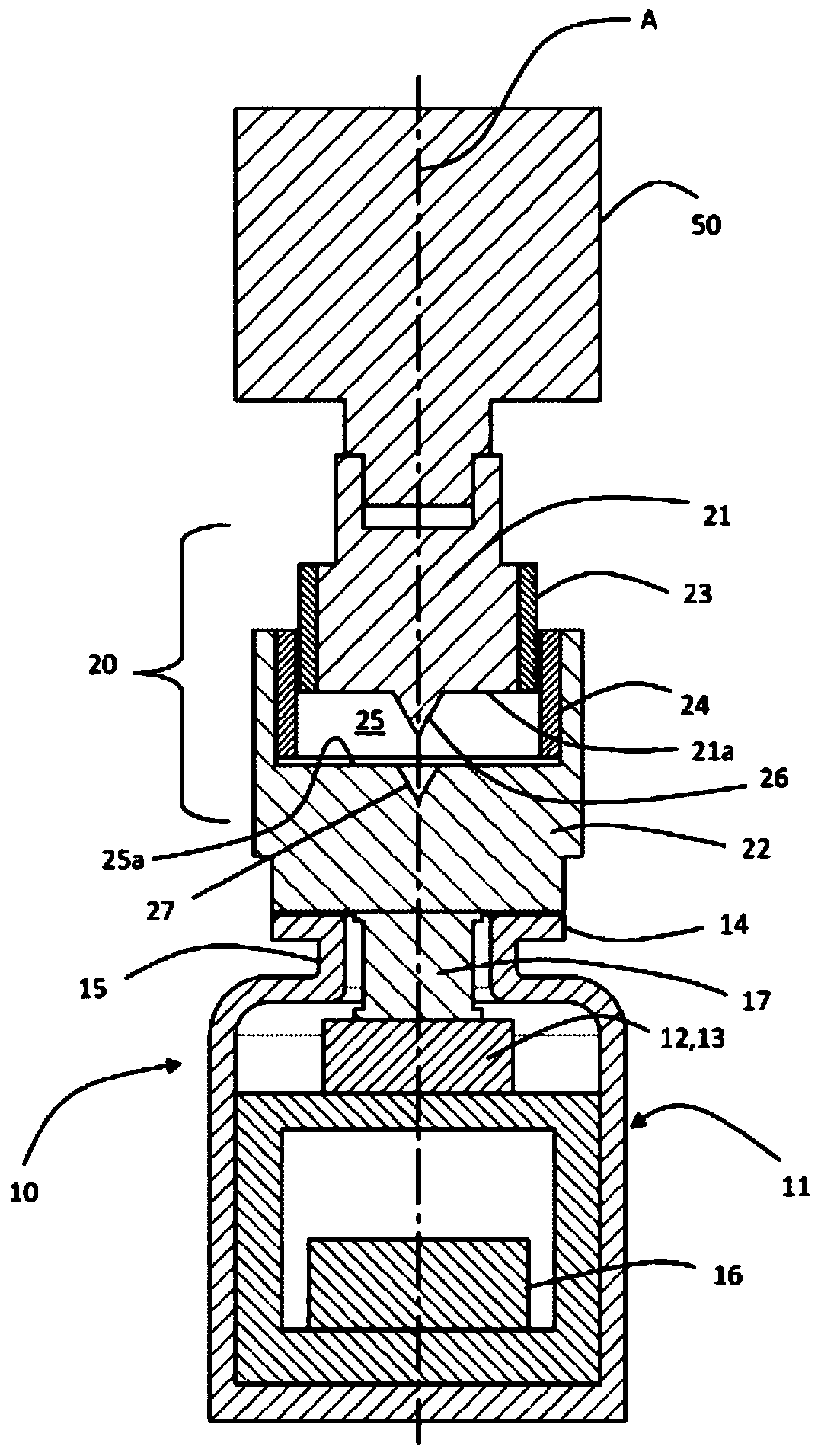 Assembly for measuring torque and/or axial load for capping heads