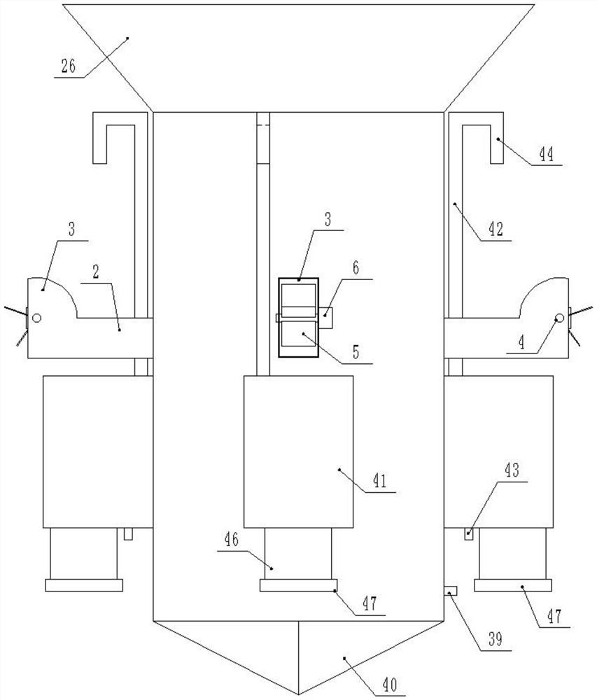 An environmental protection water surface garbage collection and crushing device