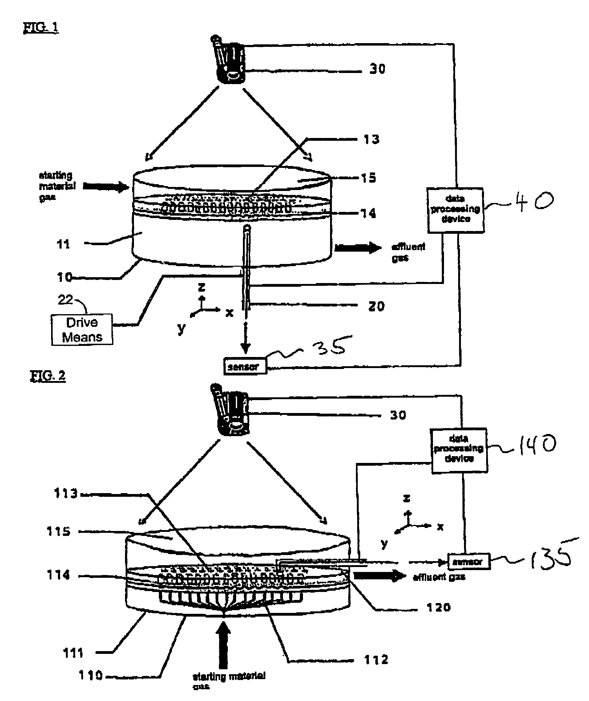 Process and apparatus for the combinatorial production and testing of catalyst material libraries by using at least two analytical methods