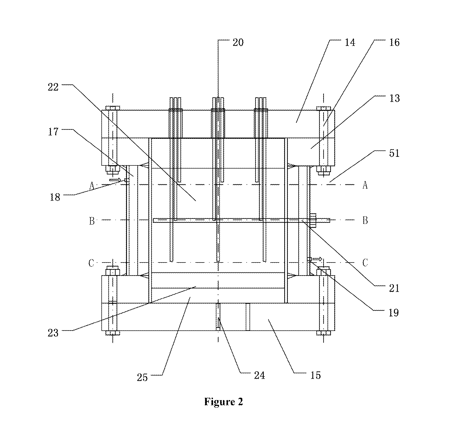 Three-dimensional simulating device for the stratum stability in the natural hydrate exploitation