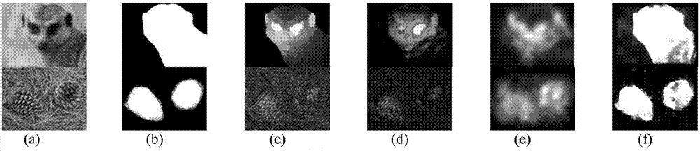 Method and system for extracting significant target region of image based on iterative sparse representation