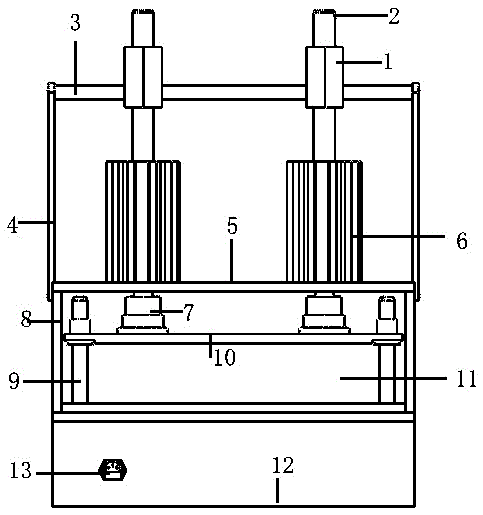 Pin riveting press