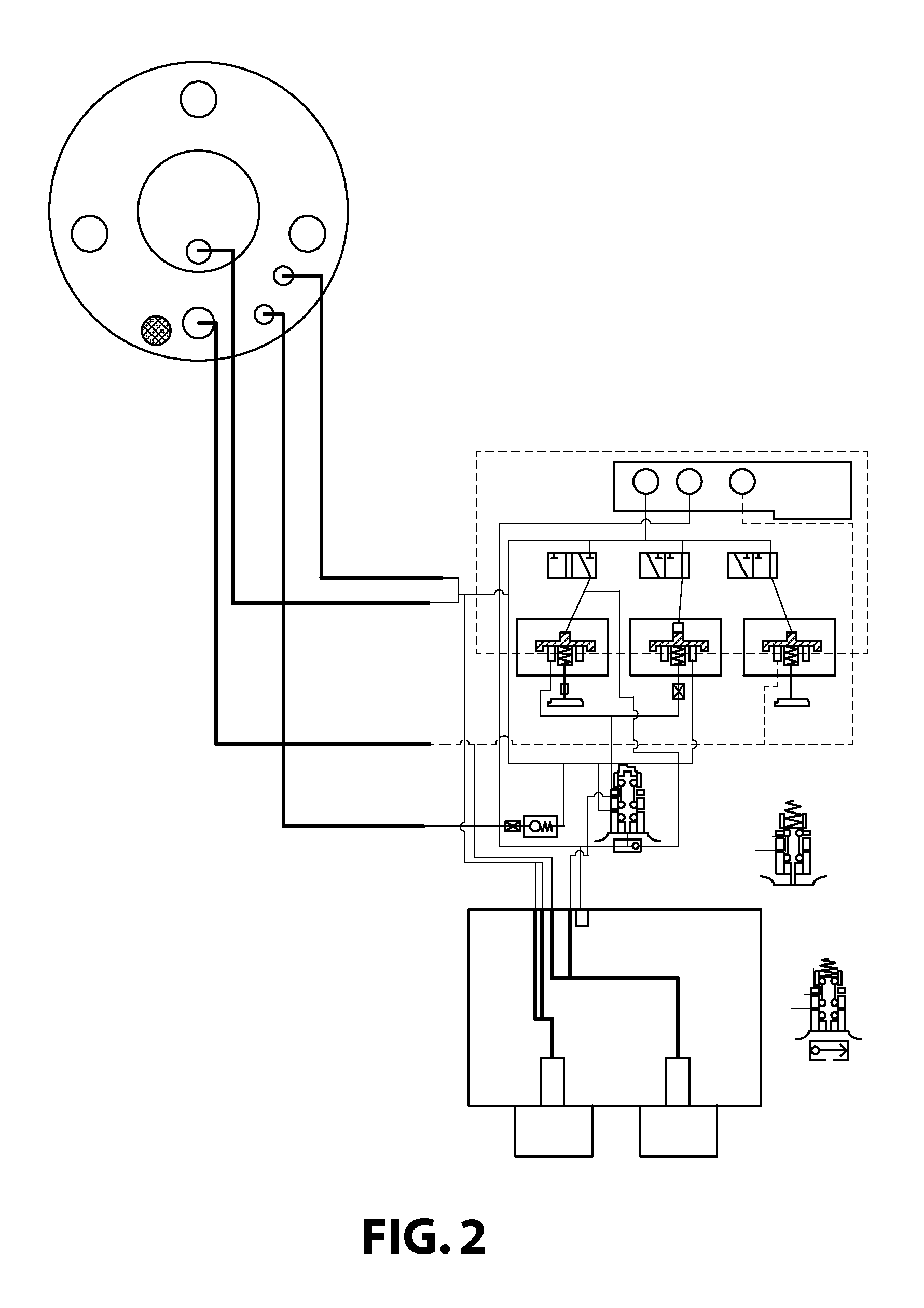 ECP/triple valve transition plate