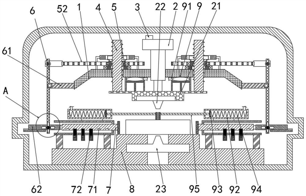 Plate shearing machine with automatic positioning and clamping functions