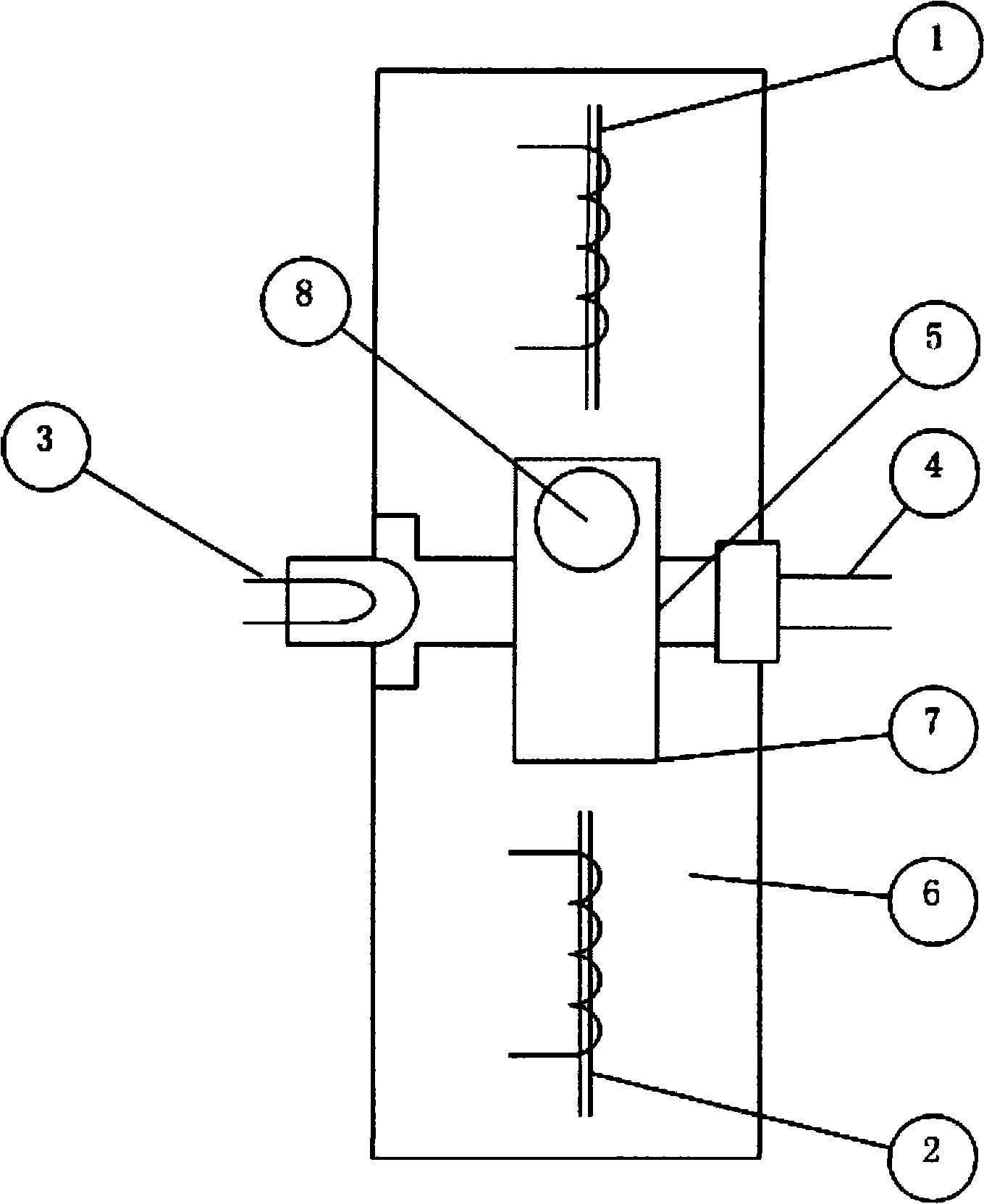 Blood clotting time measurement device and its measurement method