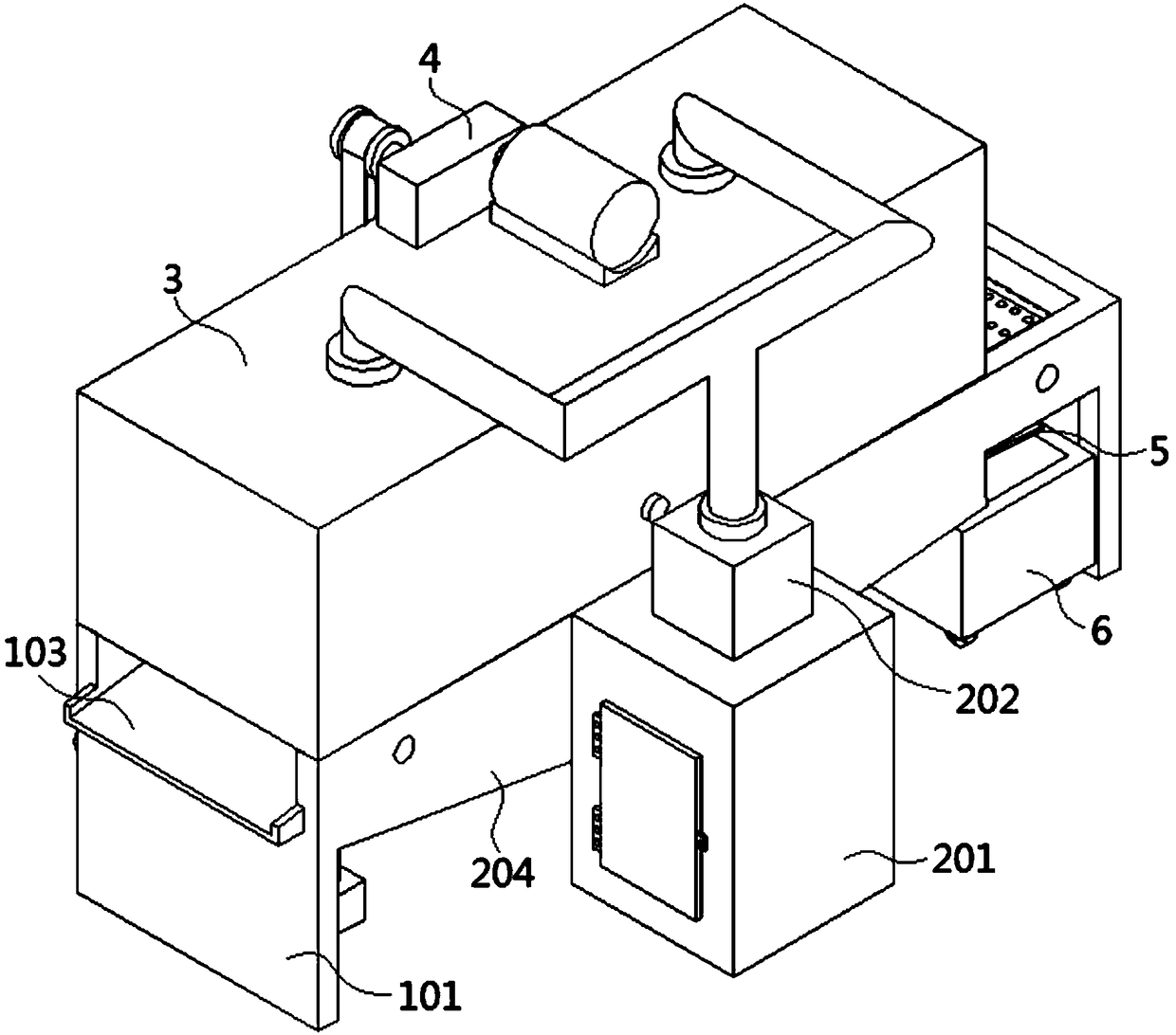 Monocrystal rock sugar air drying and conveying device