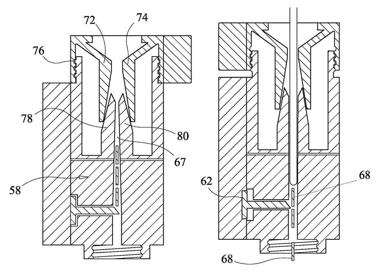 Drug delivery device with retaining member