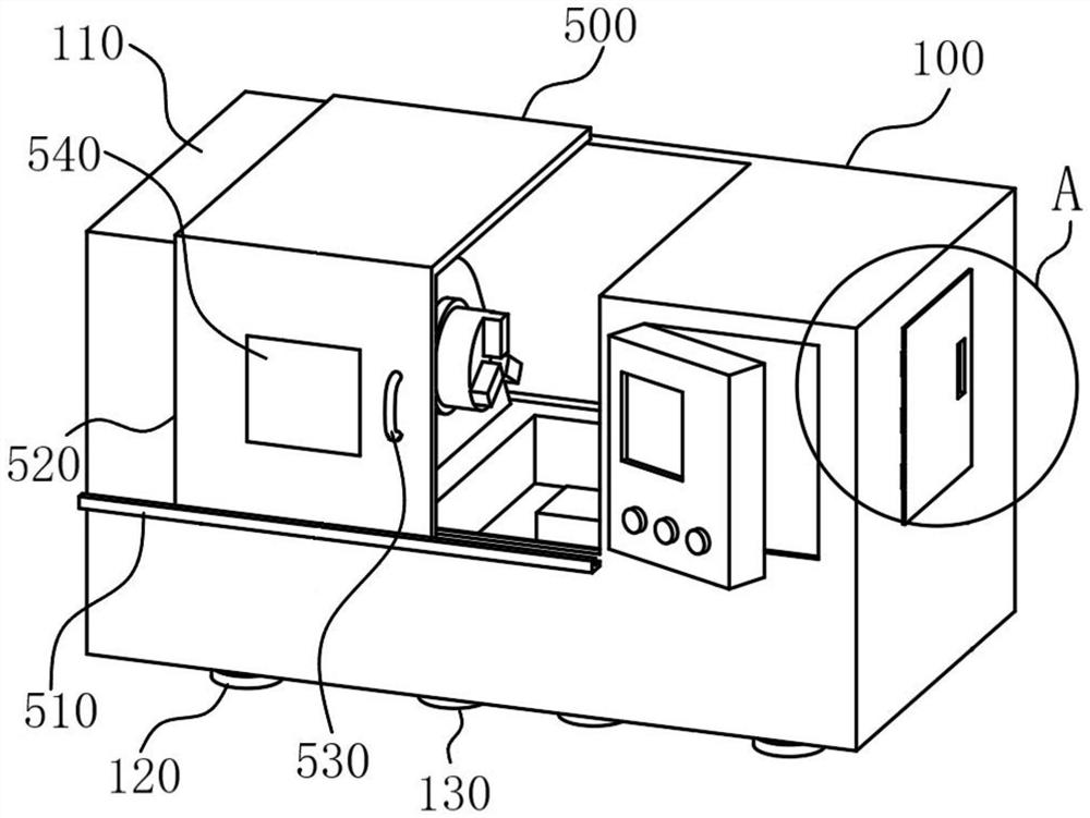 Piston rod cutting equipment for hydraulic oil cylinder production