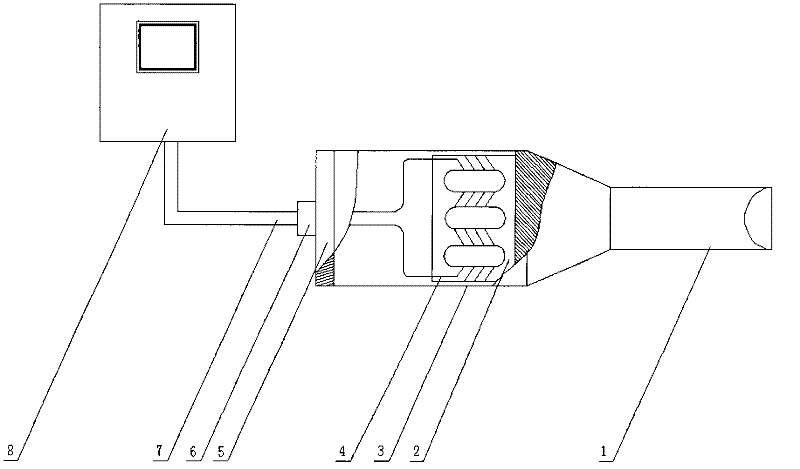 Large-power ultrasonic magnetostrictive transducer