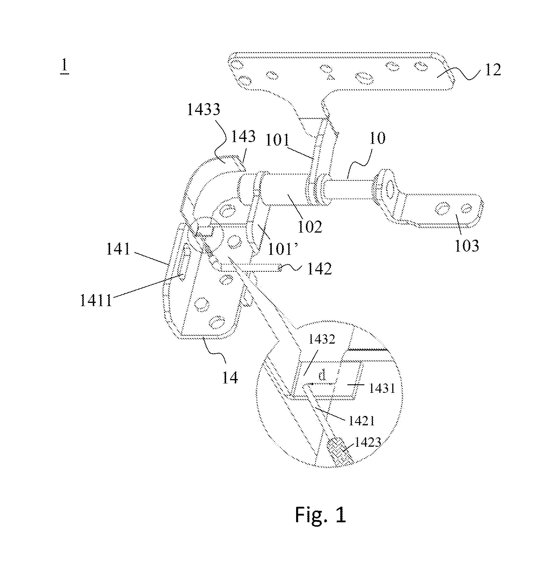 Hinge antenna and foldable electronic device using the same