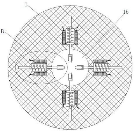 Tuber slicing device for bletilla striata pharmacy drying treatment