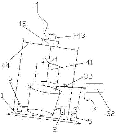 Bean sprout bucket washing automation device