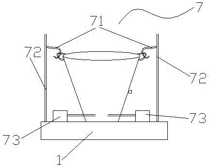 Bean sprout bucket washing automation device