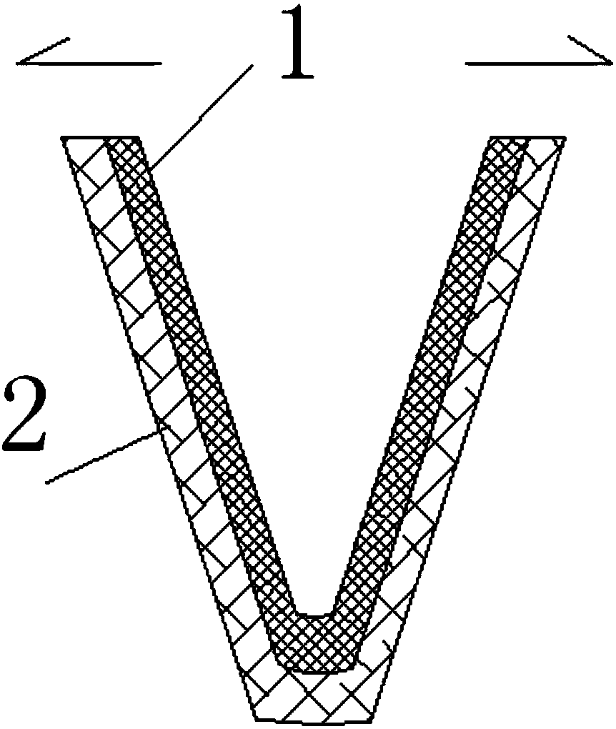 Three-layer pointed composite particles improving fracture healing