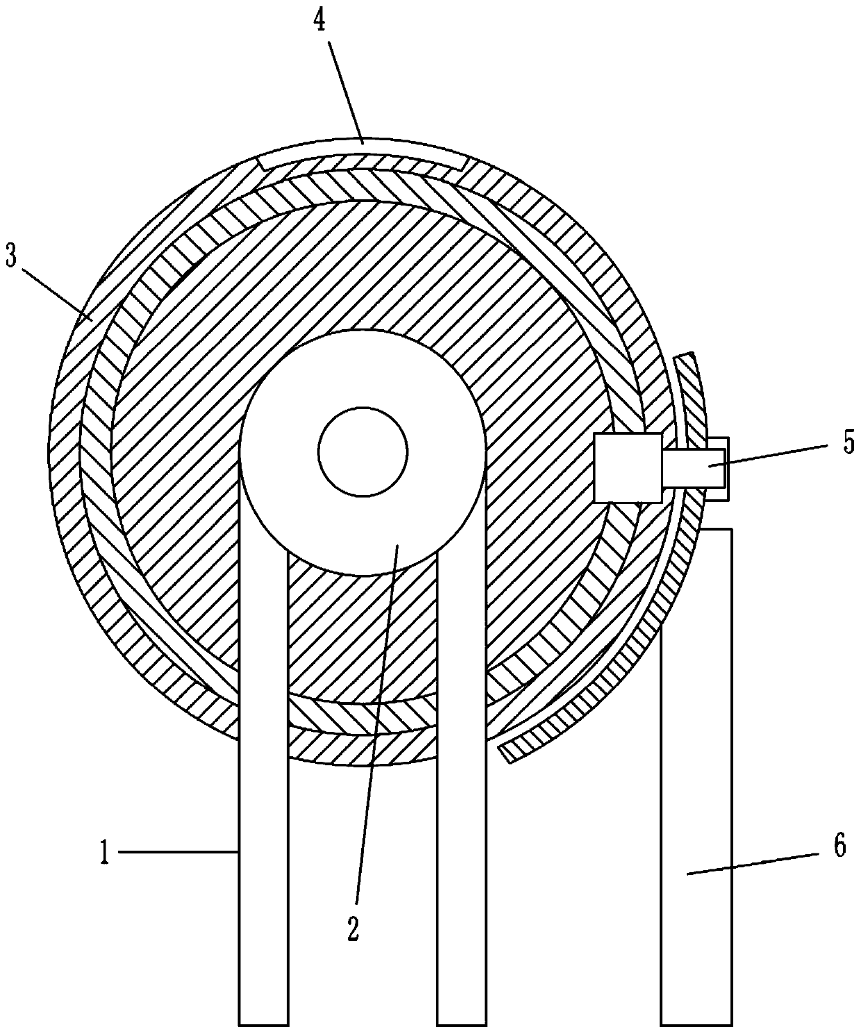 High-safety peanut baking and stir-frying machine for food processing