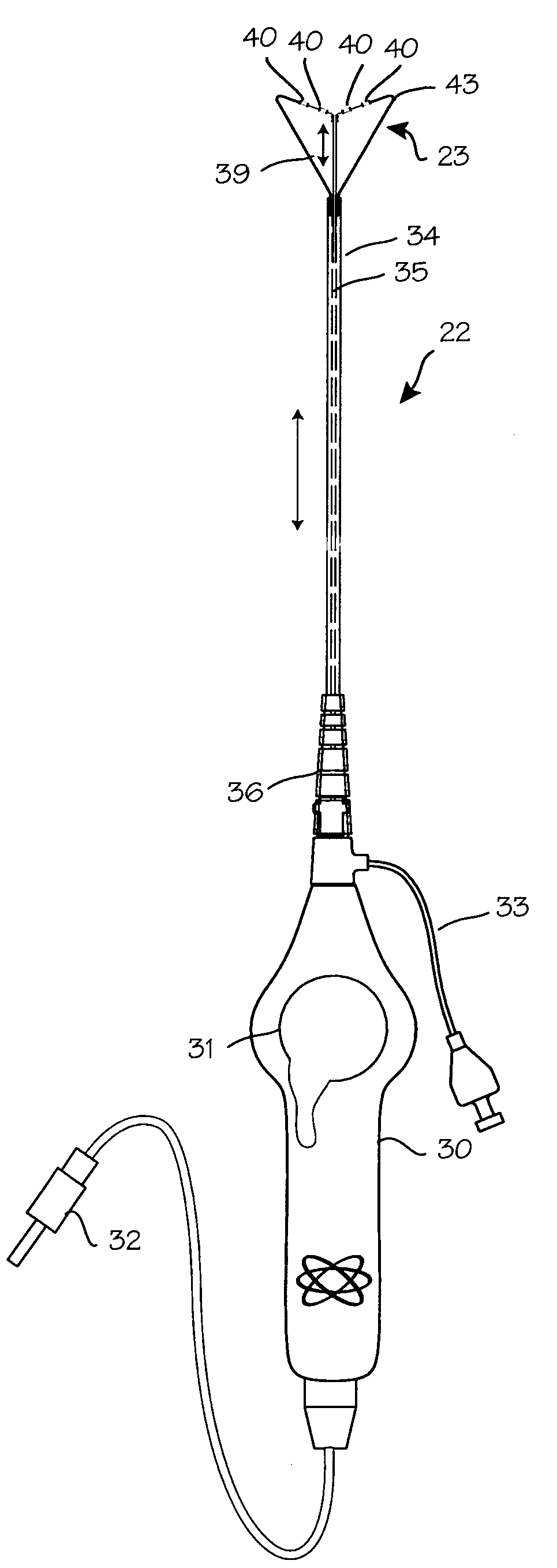 Atrial ablation catheter and method of use