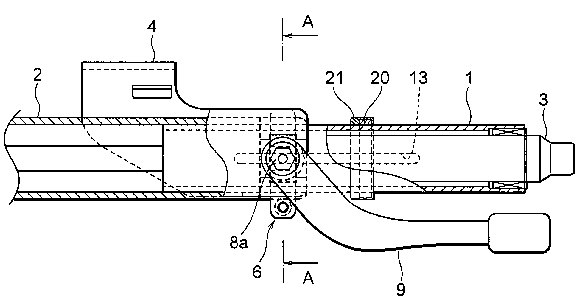 Vehicle impact absorption type steering column device