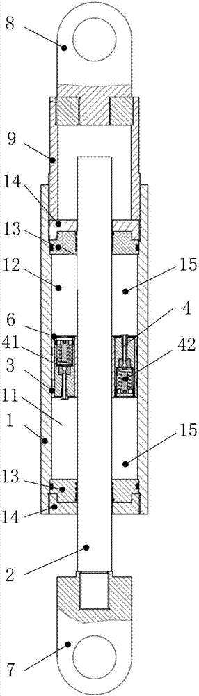 Viscous damper with hydraulic fusing function