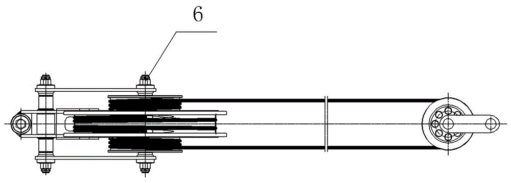 1:2 type triangular tooth ratchet compensating device for catenary and additional wire compensating anchor