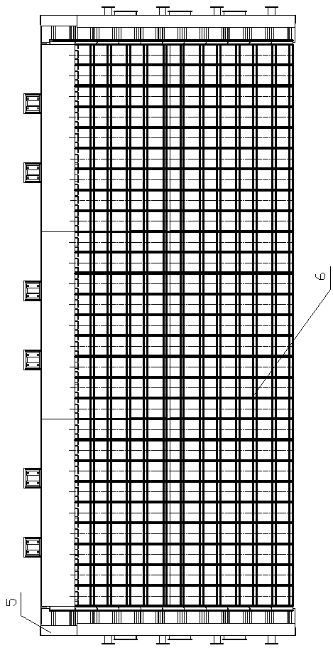 Large-scale domestic waste incineration grate furnace