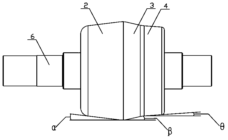 Roller of aluminum tube rolling mill