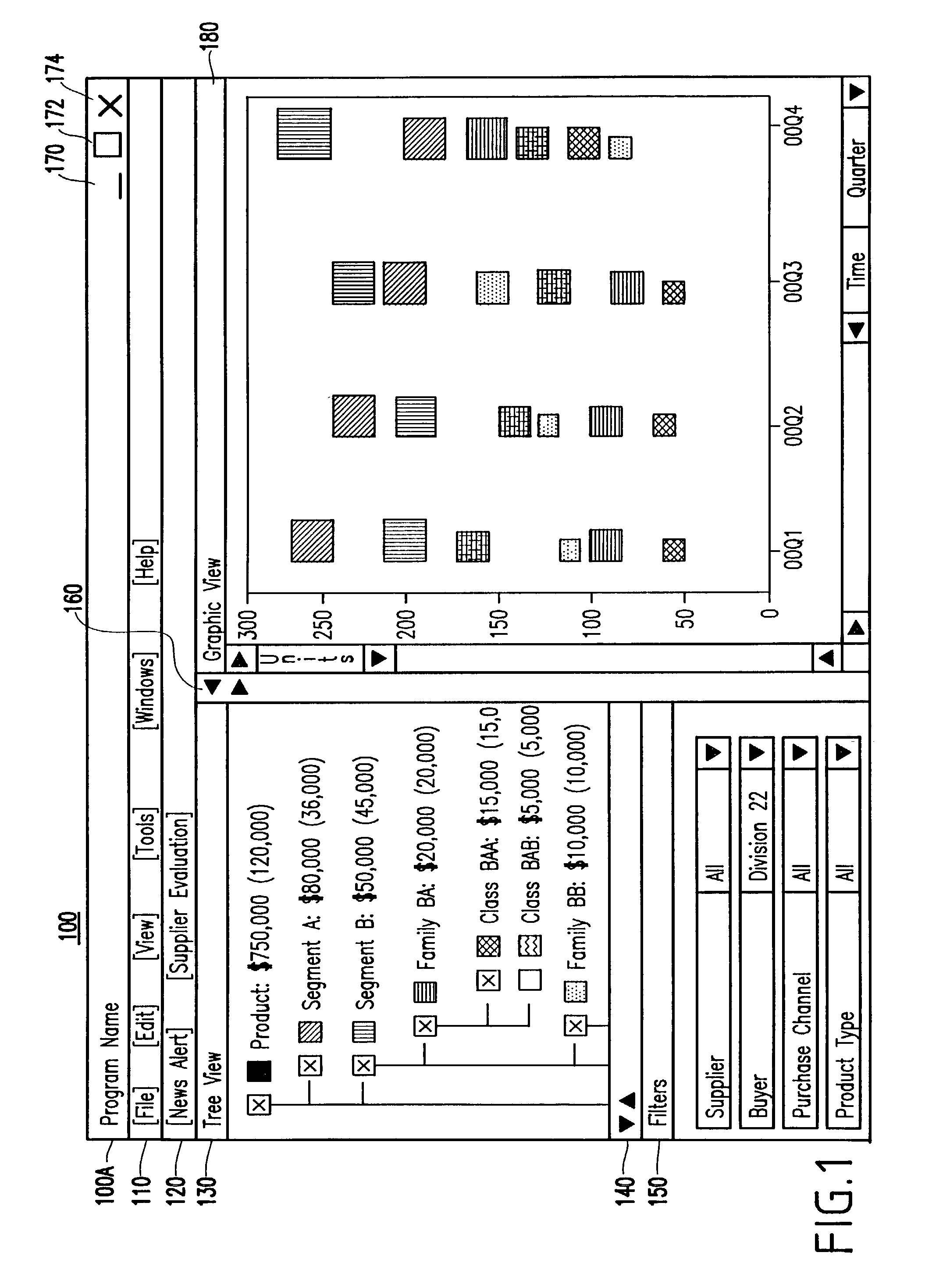 System, method, and visual user interface for evaluating and selecting suppliers for enterprise procurement